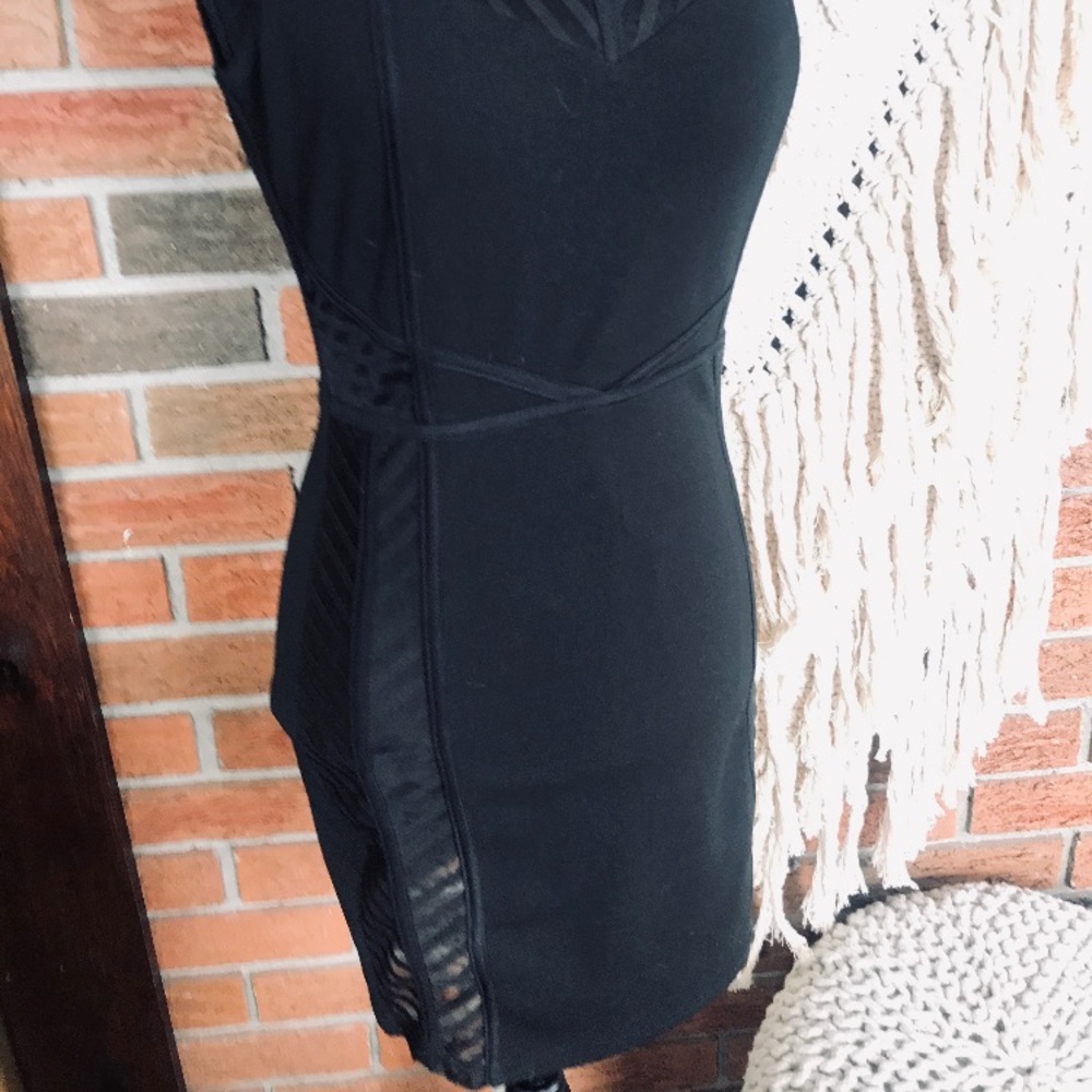 Black Bodycon Dress - Picture 2 of 4